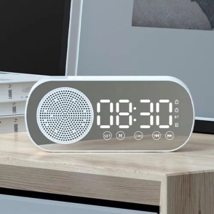 Multifunctional Bluetooth Speaker With Digital Alarm Clock
